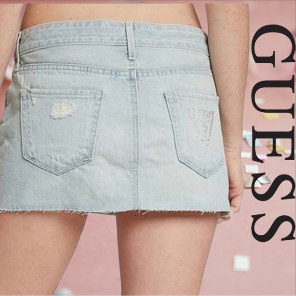 ☀️Guess Trista Denim Skirt NWT - Picture 2 of 10